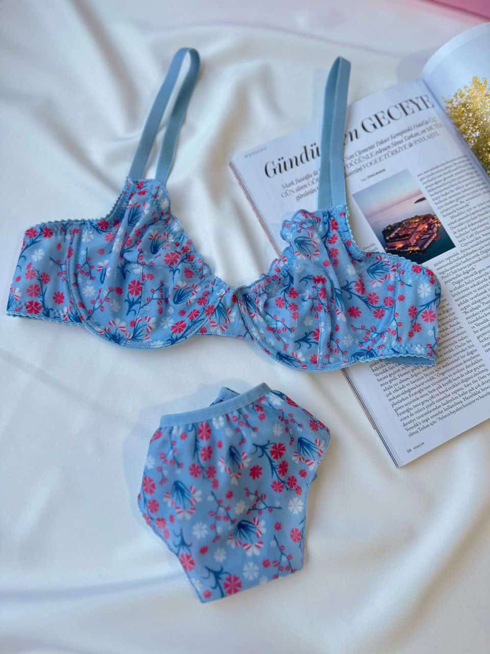 Tulle Sütyen Takım